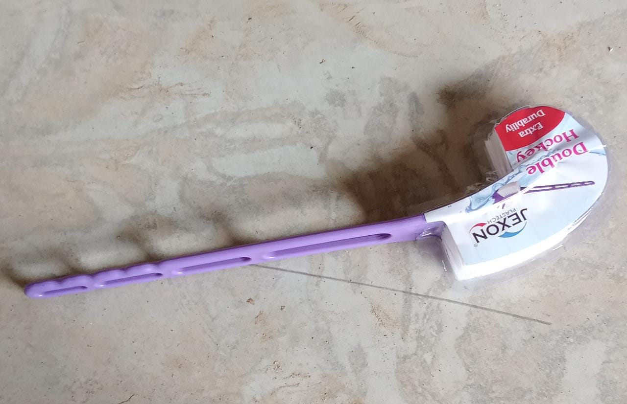 2 In 1 Double Hockey Stick Shape Toilet Brush - Bhavnagar Deodap