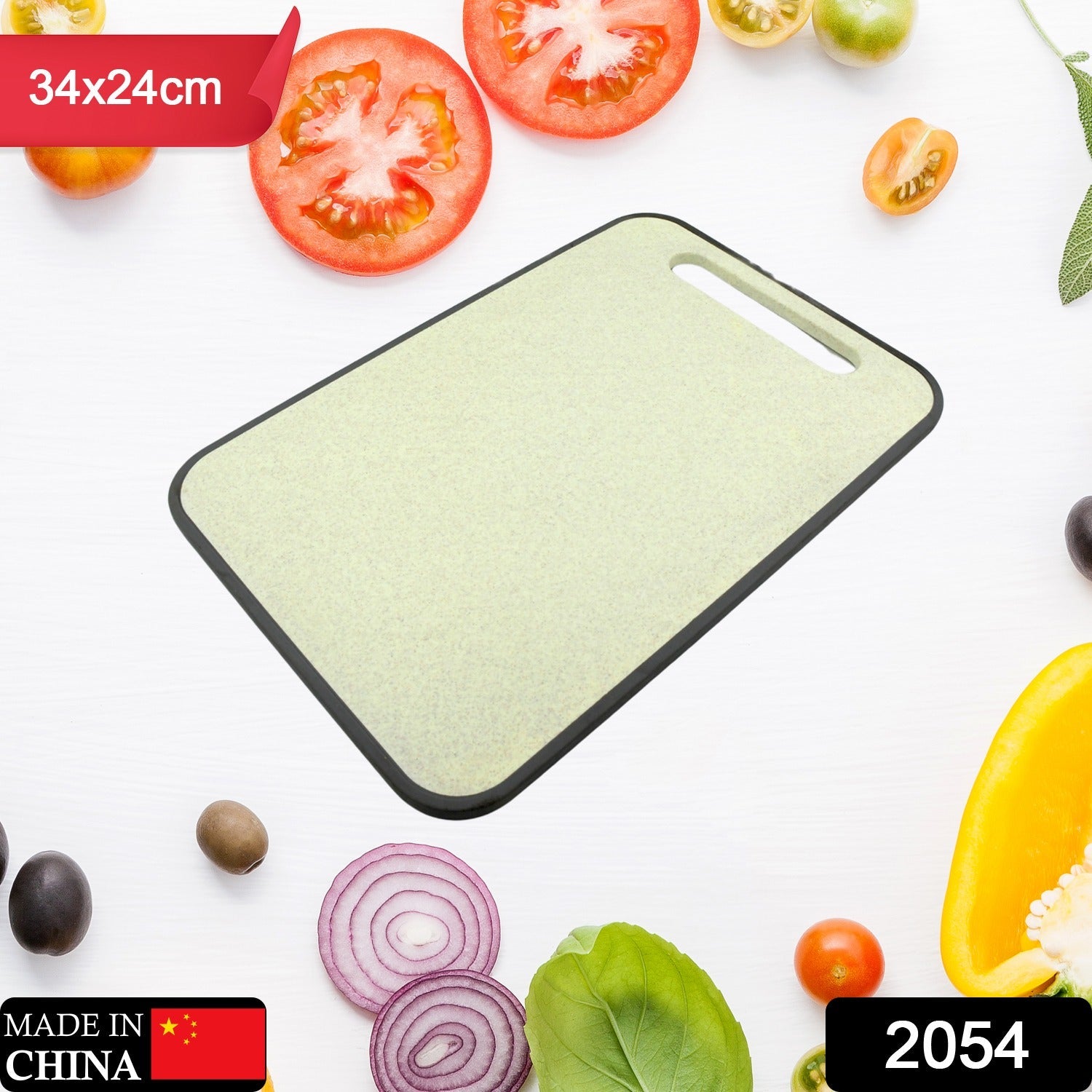 Plastic Chopping Board (Small): 34x24cm, Multipurpose Cutting Board - Bhavnagar Deodap