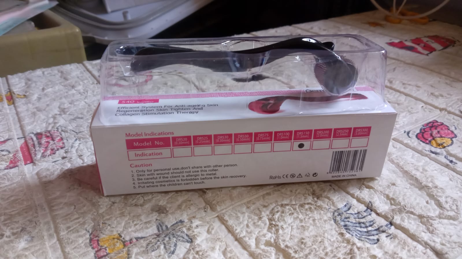 Derma Roller Anti Ageing and Facial Scrubs & Polishes Scar Removal Hair Regrowth (2 MM) - Bhavnagar Deodap
