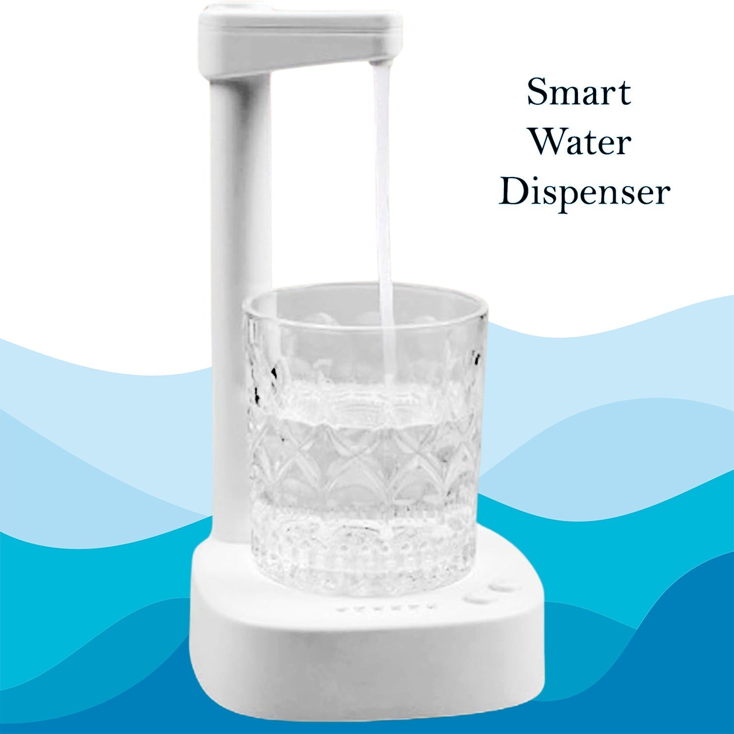 USB Charging, Desktop Water Bottle Dispenser, Intelligent Desktop Water Pump With Small Pipe, One Button Operation, Smart Table Bedside Water Dispenser, Desk Water Dispenser for Home, Office, Outdoor, Camping - Bhavnagar Deodap