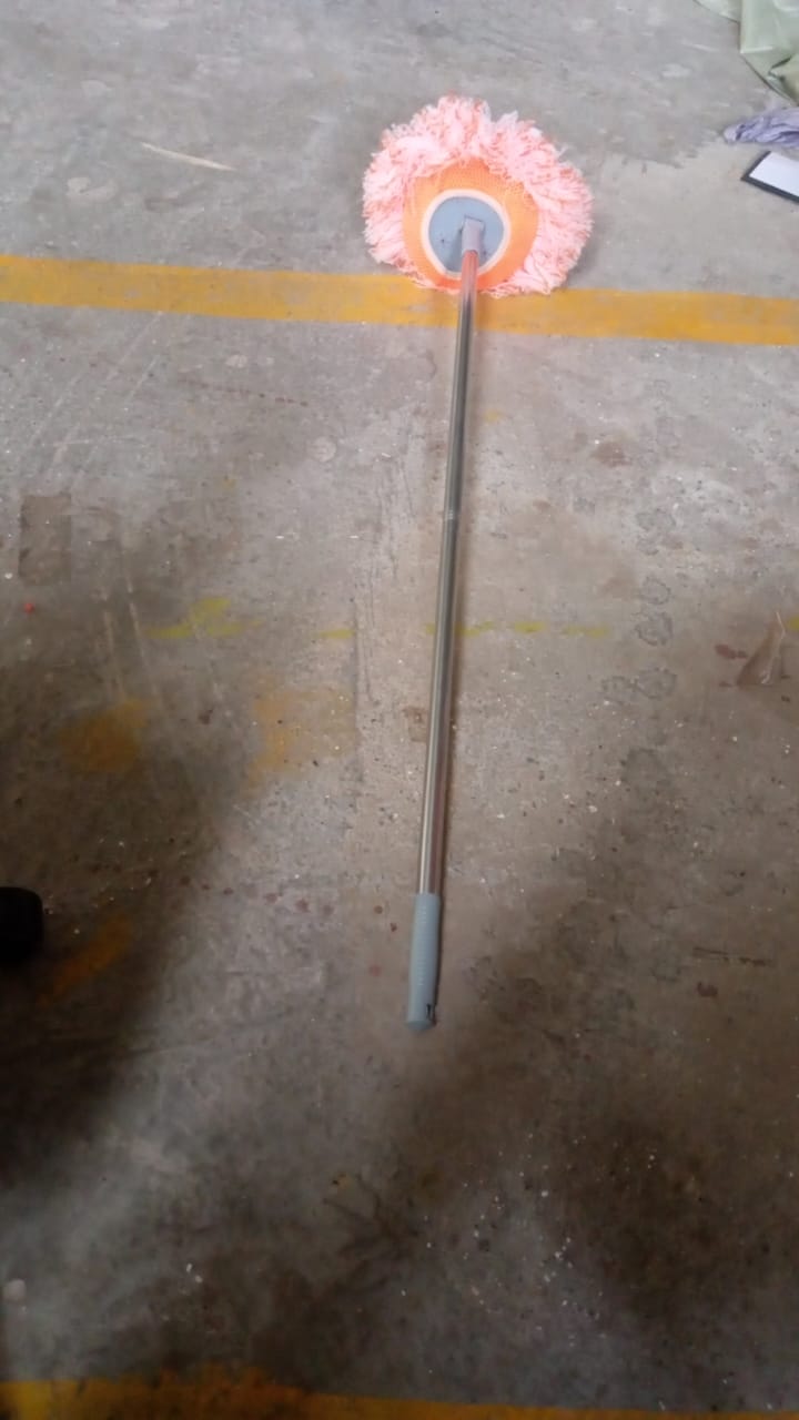 Mop Cleaning Mop Rotatable Spin Mop (110 CM / 1 Pc) - Bhavnagar Deodap