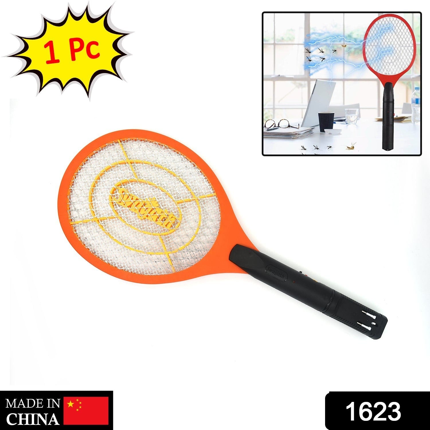 Mosquito Racket Bat Killer Racquet Insect Killer Bat - Bhavnagar Deodap