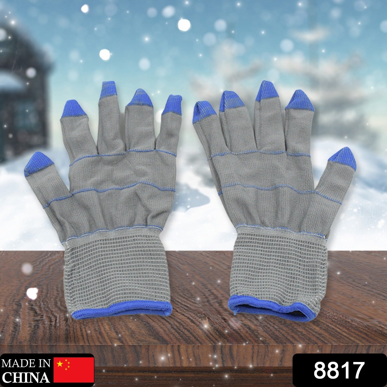 Small 1 Pair Cut Resistant Gloves Anti Cut Gloves Heat Resistant, Nylon Gloves, Kint Safety Work Gloves High Performance Protection. - Bhavnagar Deodap