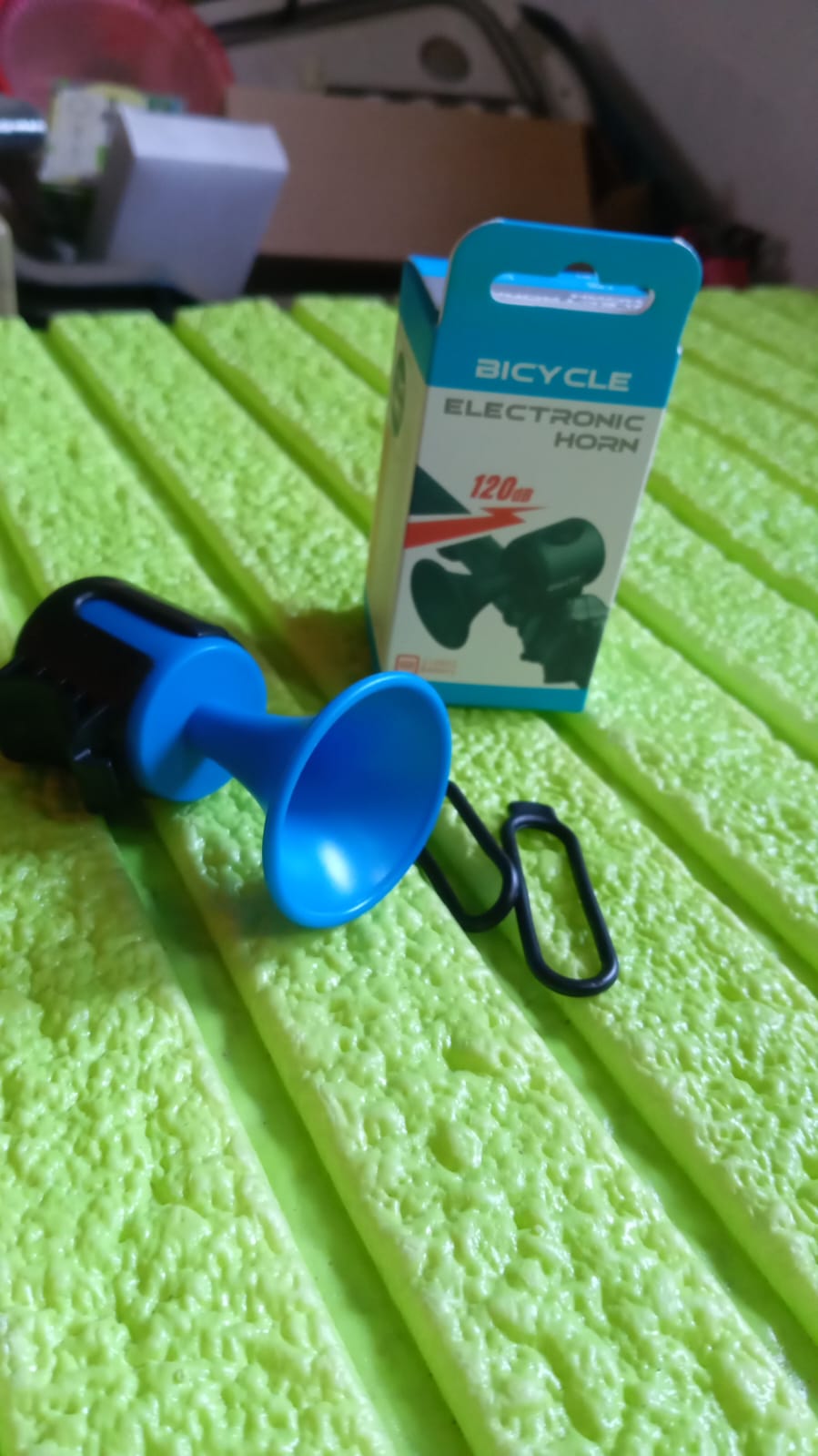 Bicycle Air Horn Loud - 120dB 1 Sound Mode Electronic Bicycle Bell,Super Electric Horn with Long Standby Button Battery Operated/IPX4 Waterproof Loud Bell for Adults - Bhavnagar Deodap