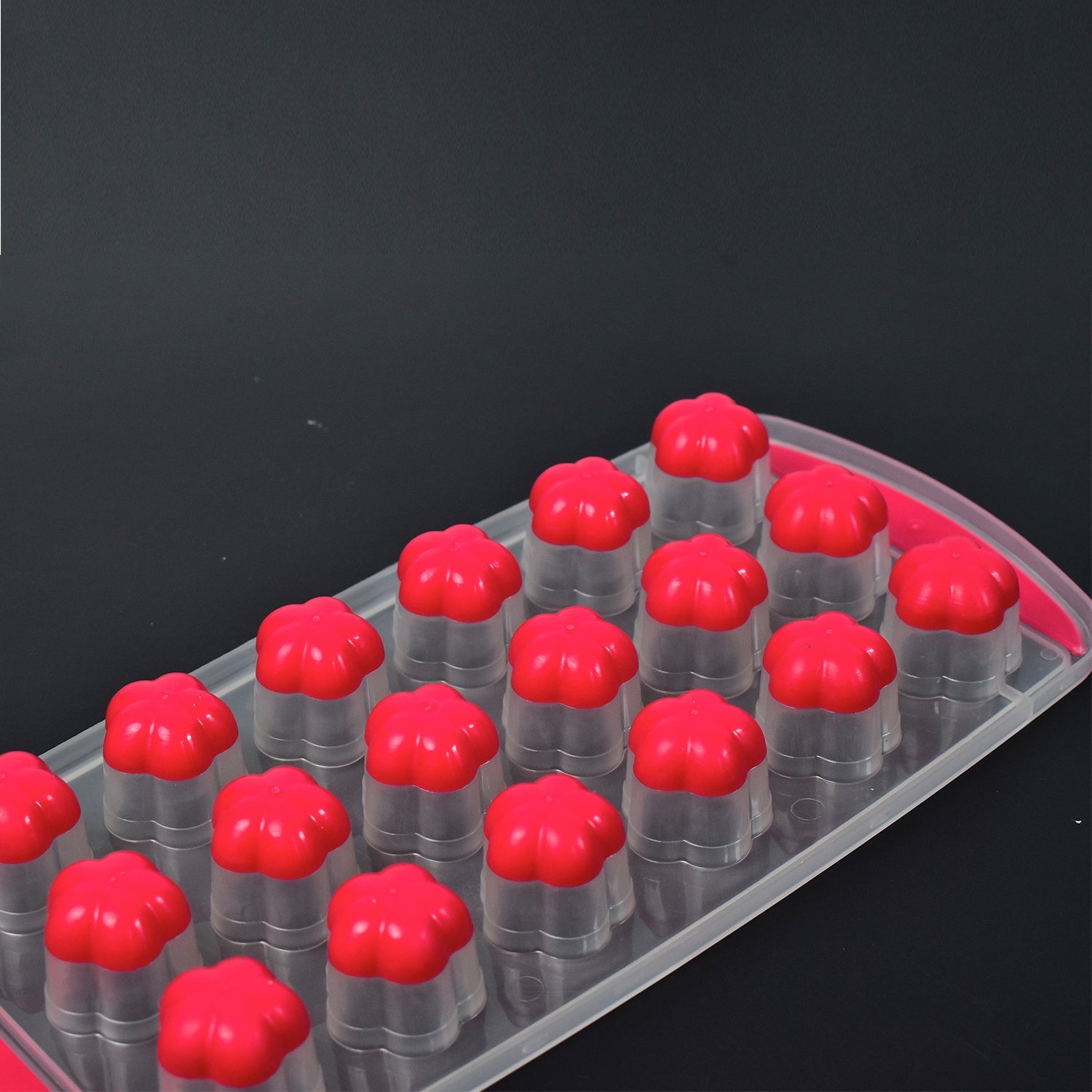 Ice Mould Flower Shape 18 Cavity Mould ice Tray Sphere ice Flower Mould Small ice Flower Tray Mini ice Cube Tray - Bhavnagar Deodap