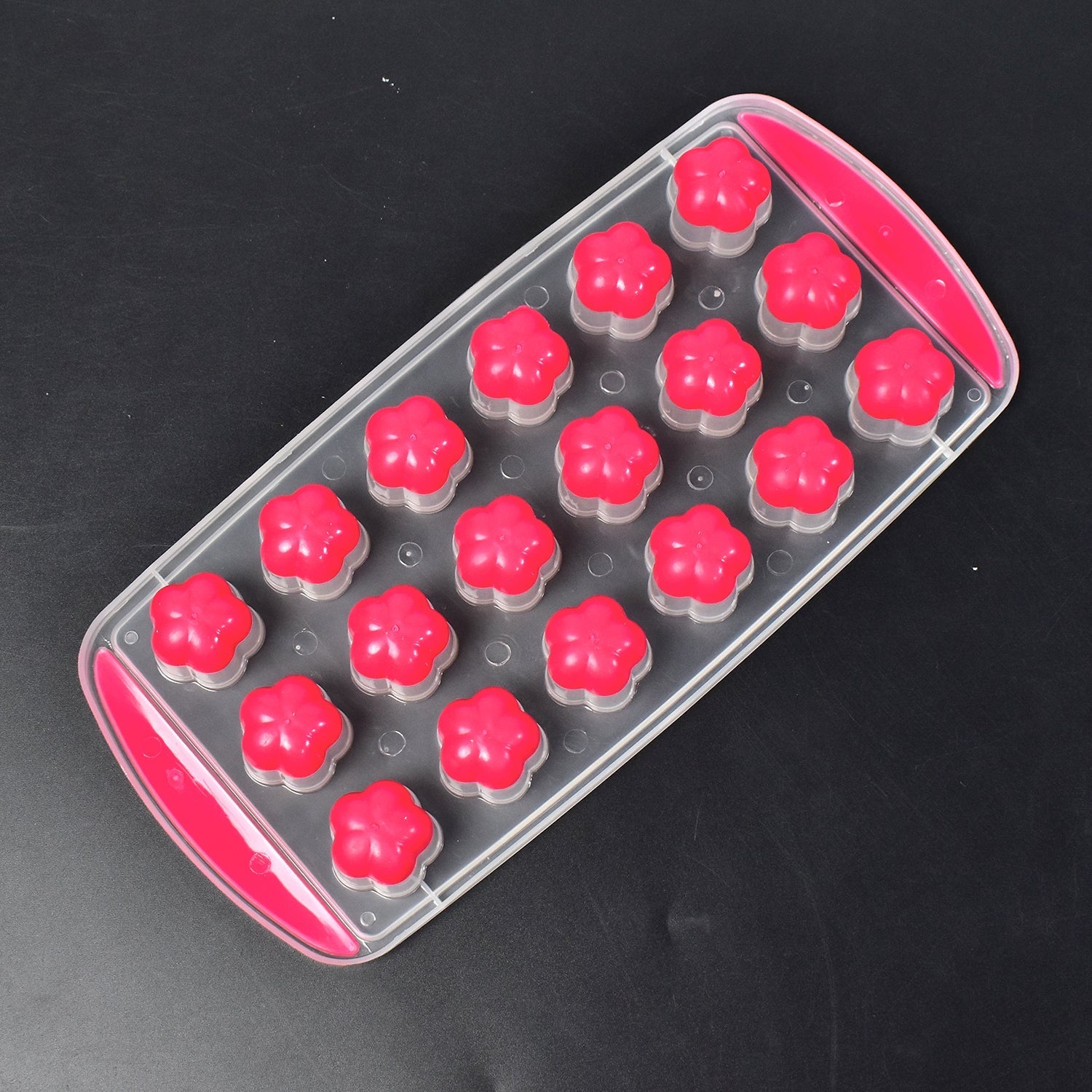 Ice Mould Flower Shape 18 Cavity Mould ice Tray Sphere ice Flower Mould Small ice Flower Tray Mini ice Cube Tray - Bhavnagar Deodap