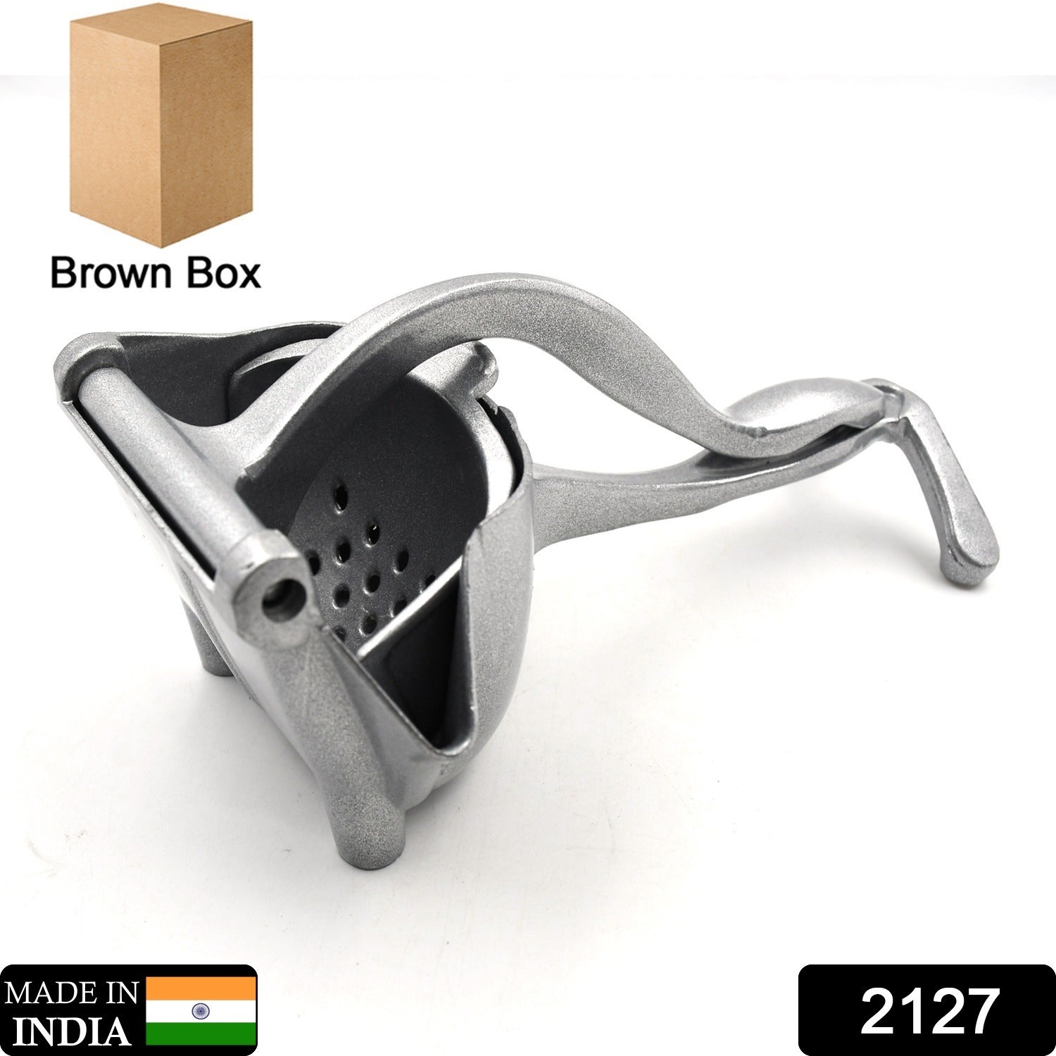 MANUAL ALUMINIUM METAL FRUIT PRESS JUICER  ( BROWN BOX ) - Bhavnagar Deodap