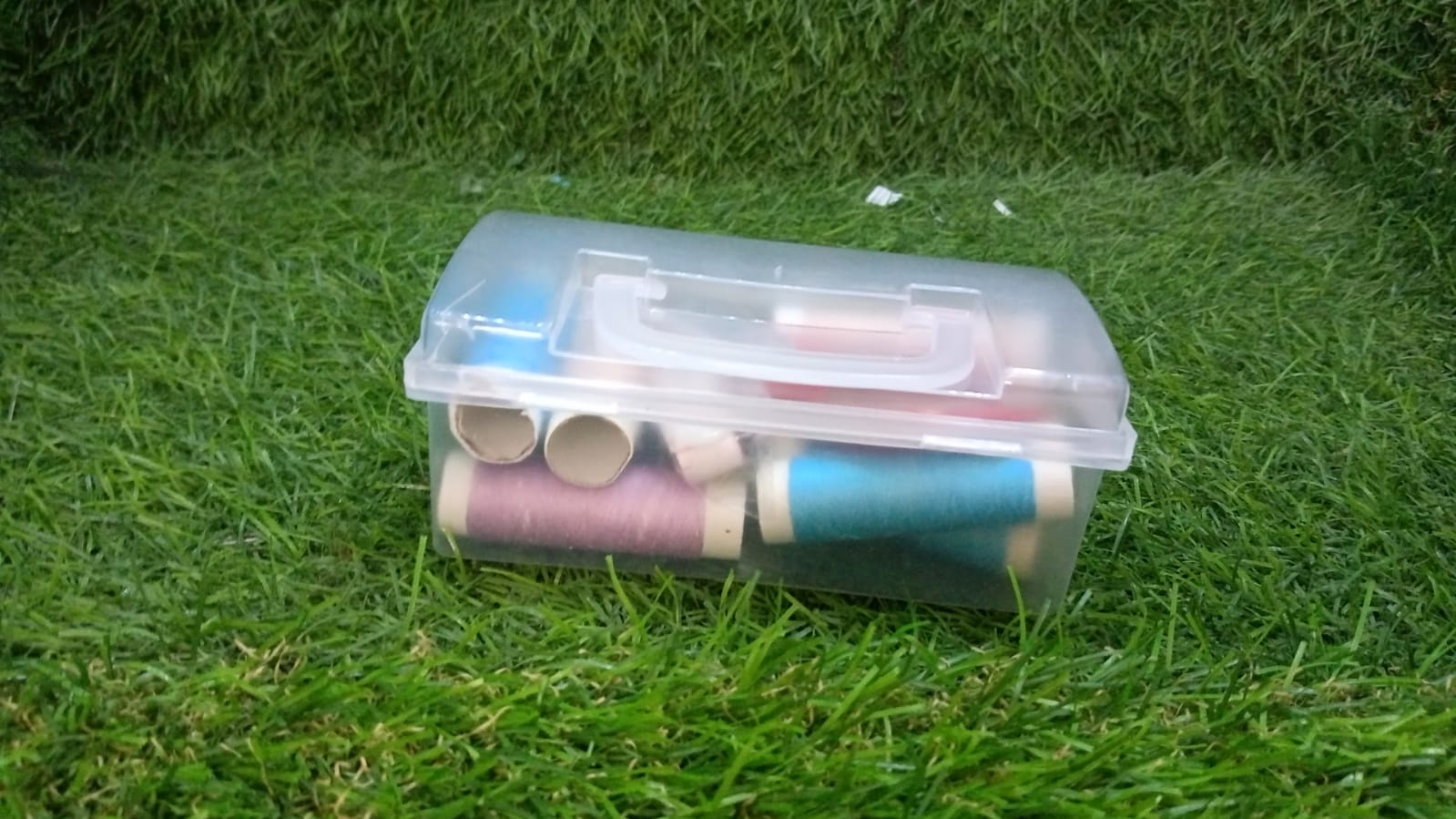 Portable Travel Sewing Kits Box, Sewing Tool Box for Home and Wedding Sewing Kit Essential Sewing Tools - Bhavnagar Deodap