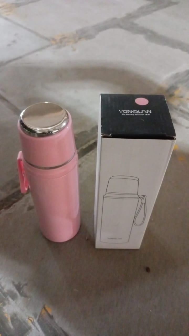 Stainless Steel Water Bottle (500 ML) - Bhavnagar Deodap