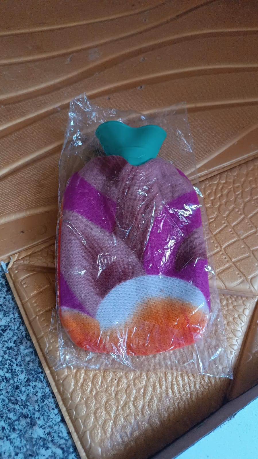 Hot Water Bottle Bag With Cover (1 Pc / Mix Design & Color / 250 ML Approx) - Bhavnagar Deodap