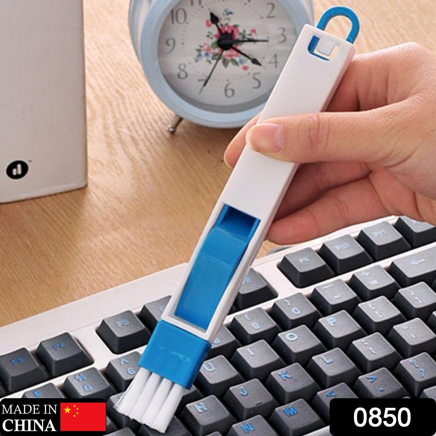 2 in 1 Multi-Function Plastic Window Slot Keyboard Wardrobe Dust Removal Cleaning Brush - Bhavnagar Deodap