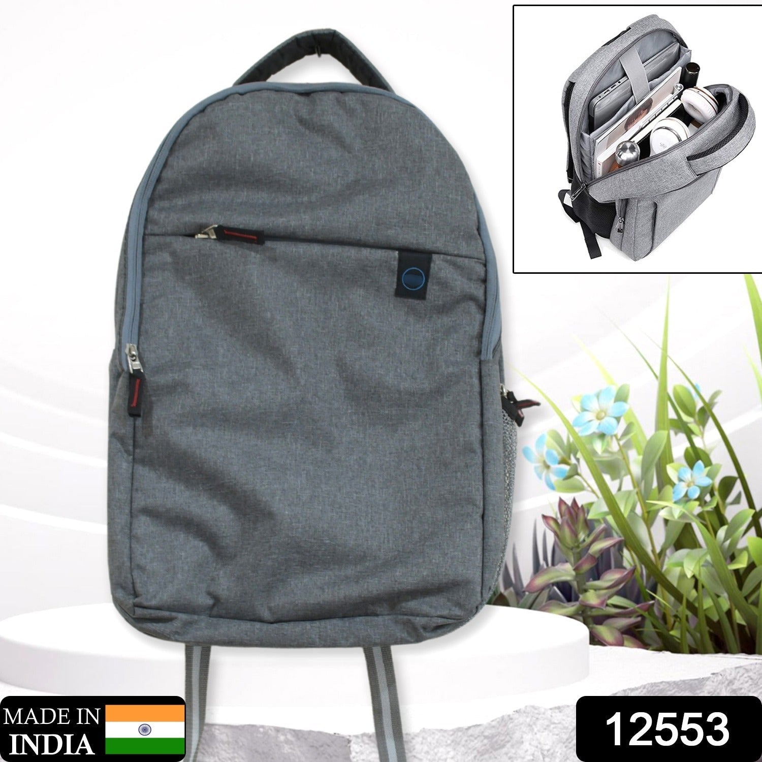 Laptop Bag With Adjustable Shoulder Strap & Storage Pockets, Lightweight, Water-Resistant, Travel-Friendly Bag Office Bag / School Bag / College Bag / Business Bag - Bhavnagar Deodap