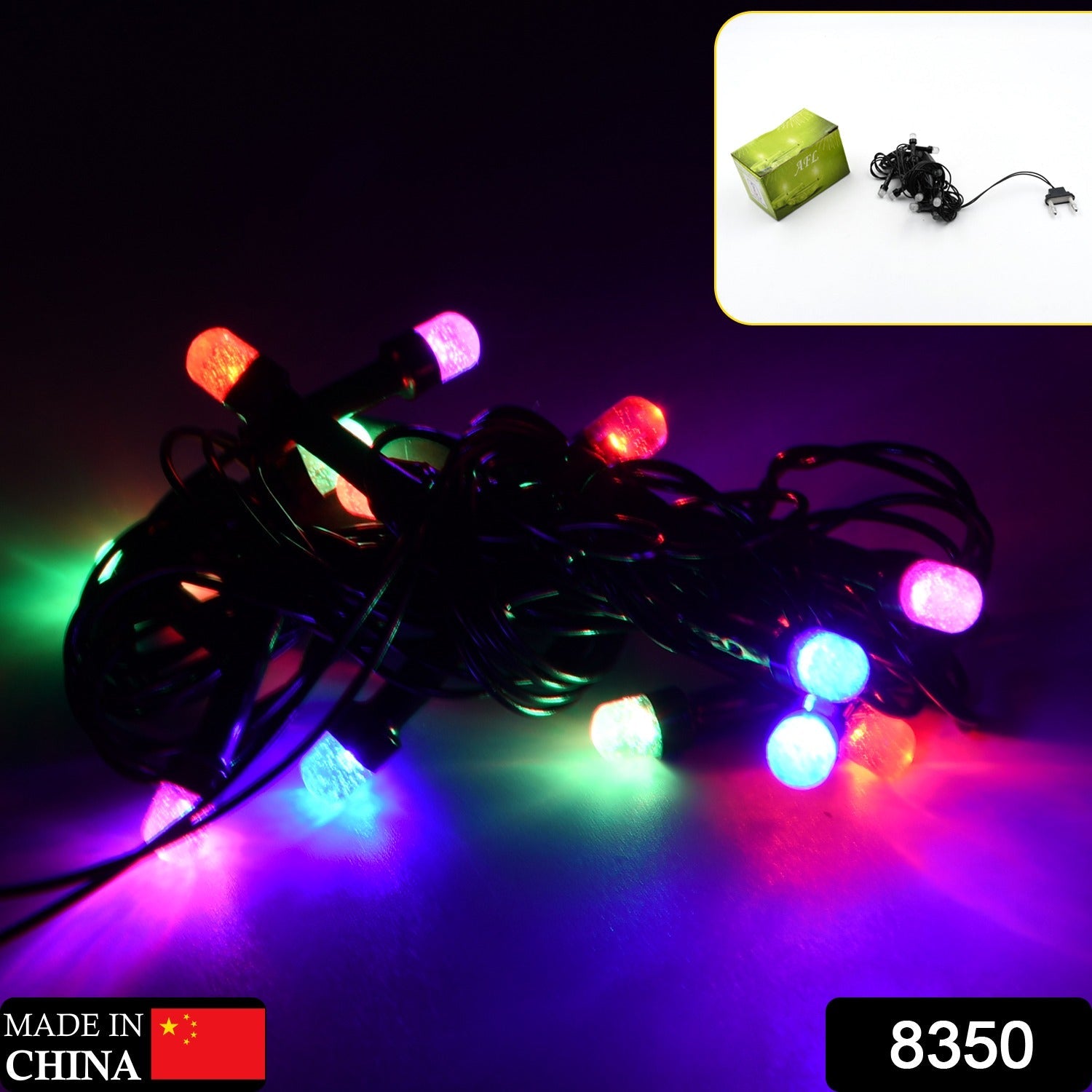 3Mtr Home Decoration Diwali & Wedding LED Christmas String Light Indoor and Outdoor Light ,Festival Decoration Led String Light, Multi-Color Light 1.4MM (15L 3 Mtr) - Bhavnagar Deodap