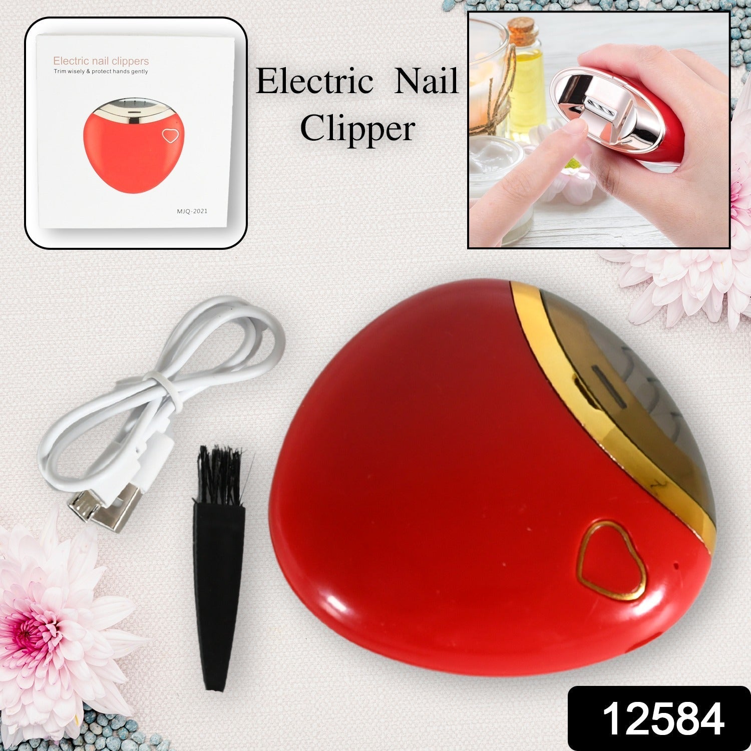 Electric Manicure Automatic Nail Electric Nail Clippers Nail File Electric Nail Drill Electric Nail Cutter Cuticle Nail Grinder Safe Nail Clipper Baby Abs Pedicure Scissors - Bhavnagar Deodap