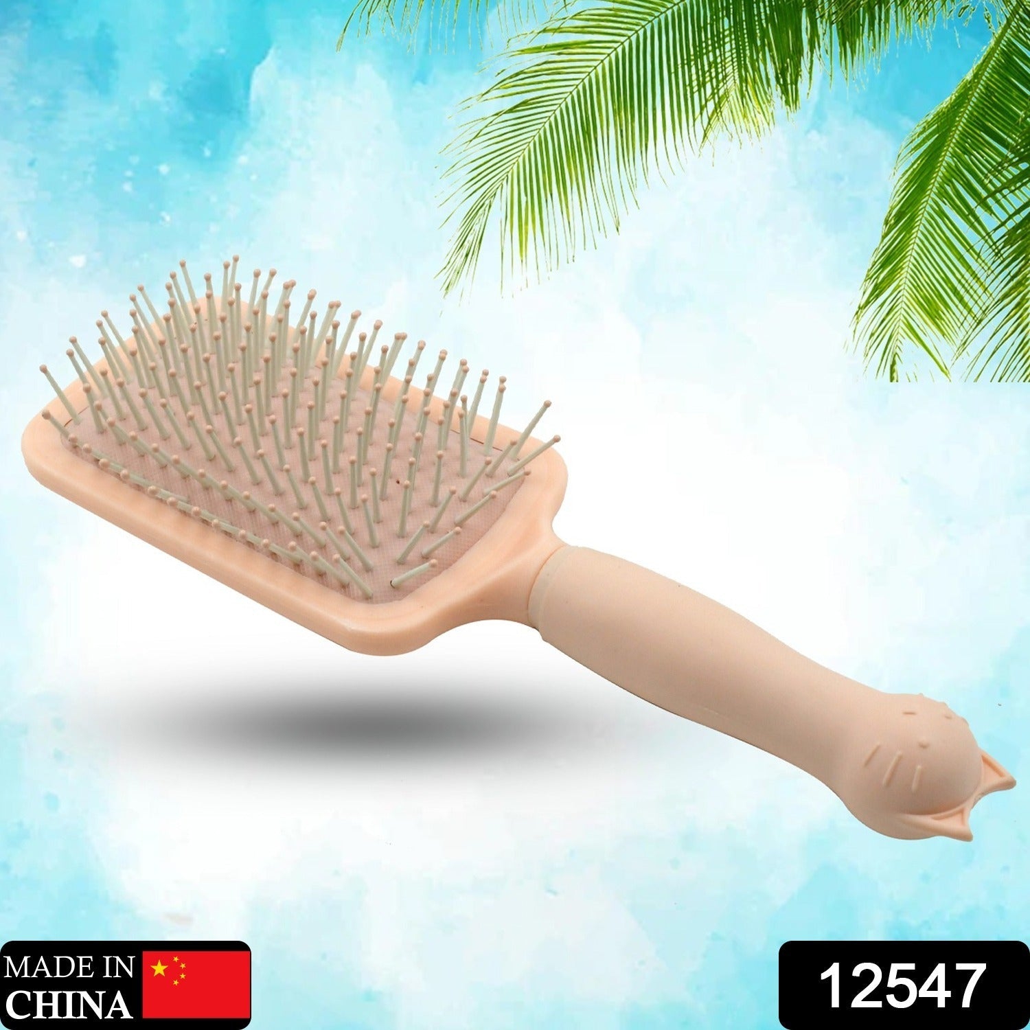 Massage Comb, Massage Hair Brush Ergonomic Matt Disappointment for Straight Curly Hair Cushion Curly Hair Comb For Detangling Professional Comb For Men And Women for All Hair Types, Home Salon DIY Hairdressing Tool  (1 Pc / 24 Cm) - Bhavnagar Deodap