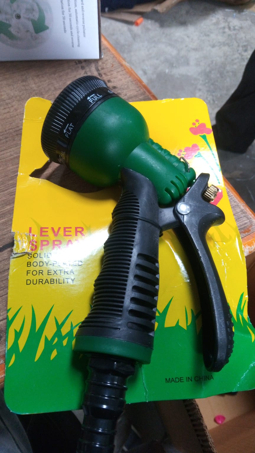 Adjustable 8 Pattern Water Spray Gun Trigger High Pressure For vehicle & cleaning Garden Lawn, Grass rinse, flat, soak & washing for Car Bike Plants Pressure Washer water Nozzle - Bhavnagar Deodap