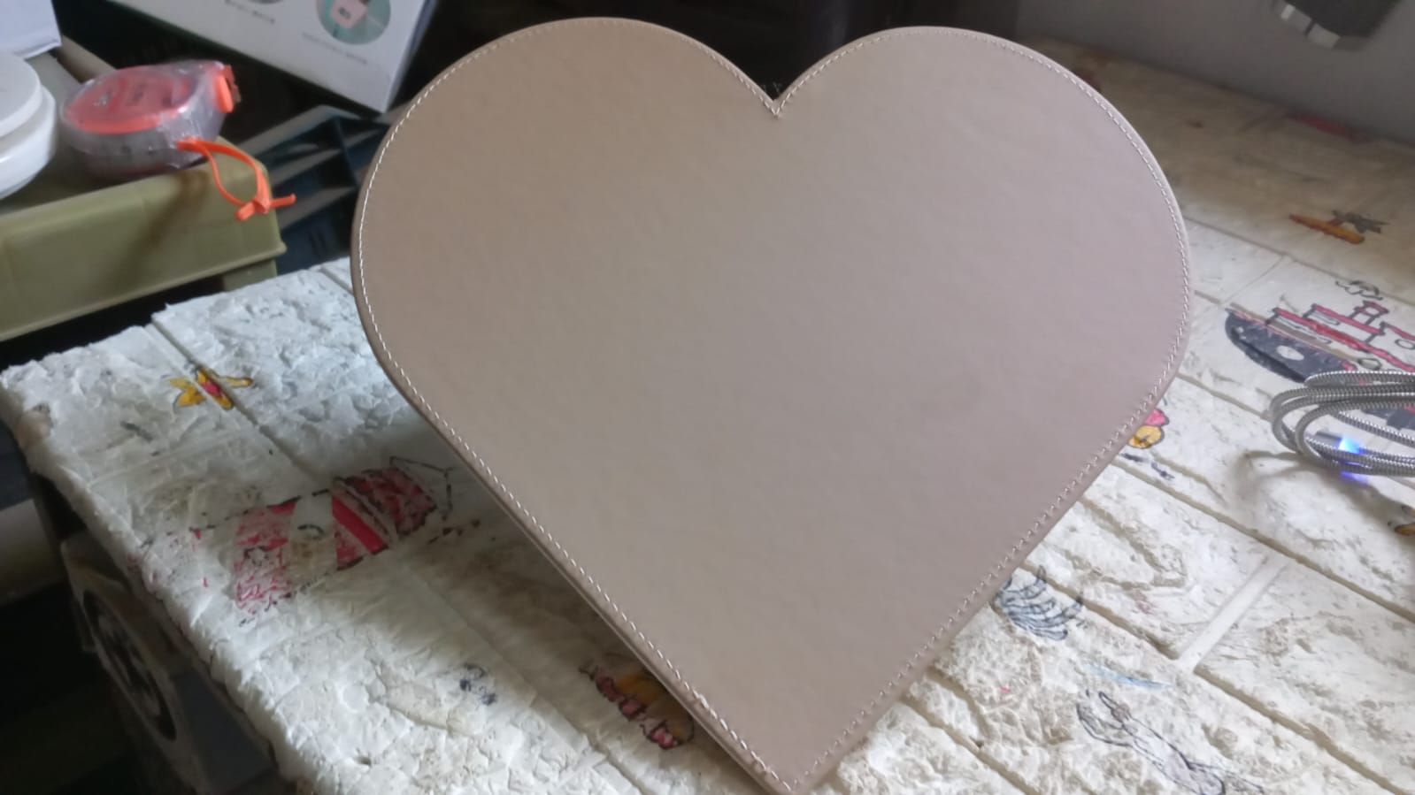 Heart Shape Board For Art and Thick Pad of Heart Shape for Art - Bhavnagar Deodap