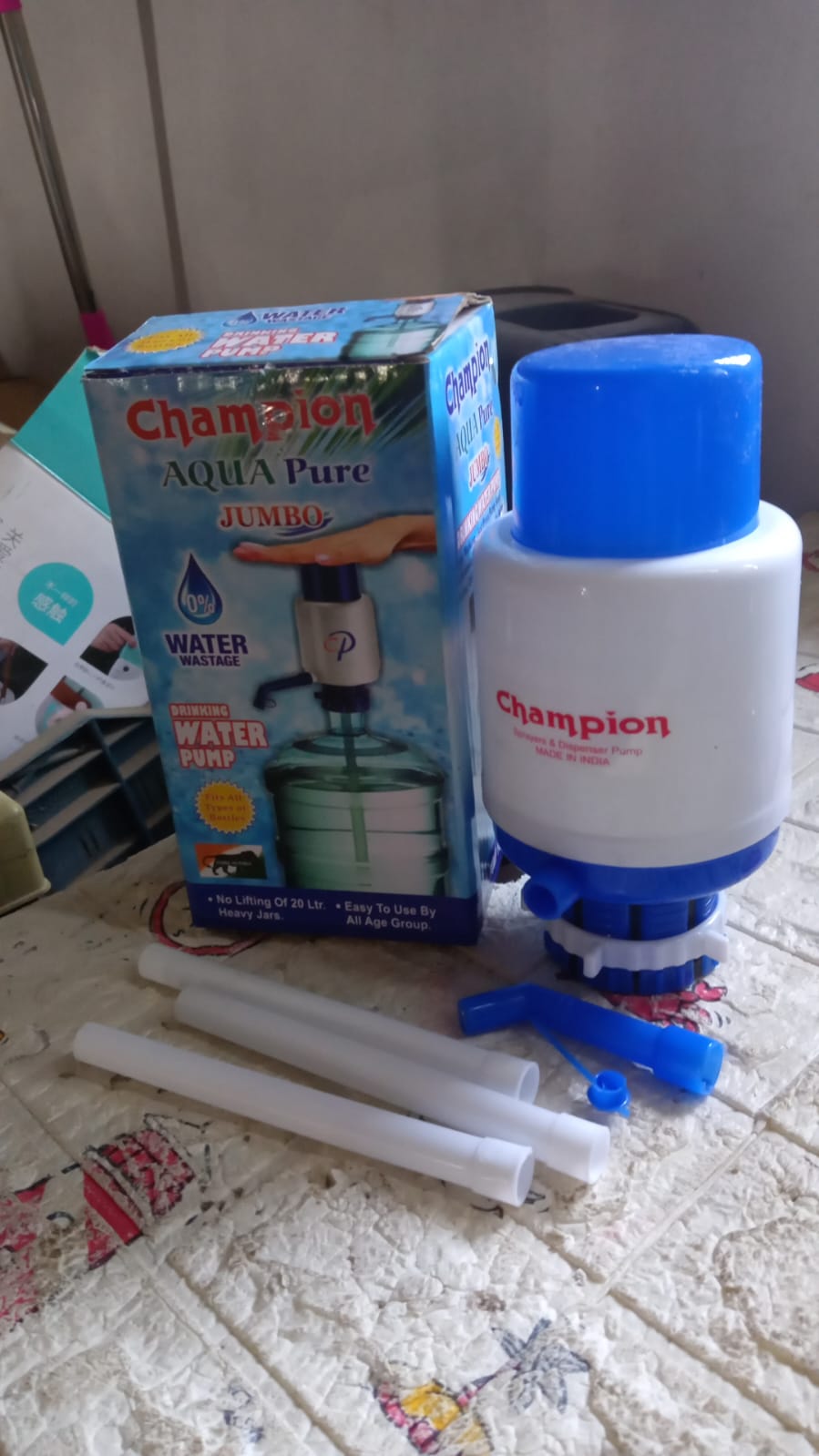 Jumbo Manual Drinking Water Hand Press Pump for Bottled Water Dispenser - Bhavnagar Deodap