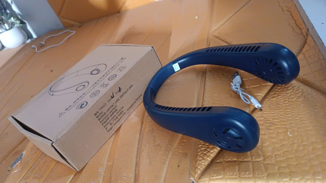 Neck Fans Portable Rechargeable Prime, Bladeless Personal Fans for Your Neck Face - Bhavnagar Deodap