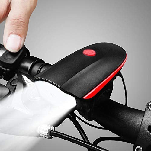 1562 Rechargeable Bicycle LED Bright Light with Horn Speaker 