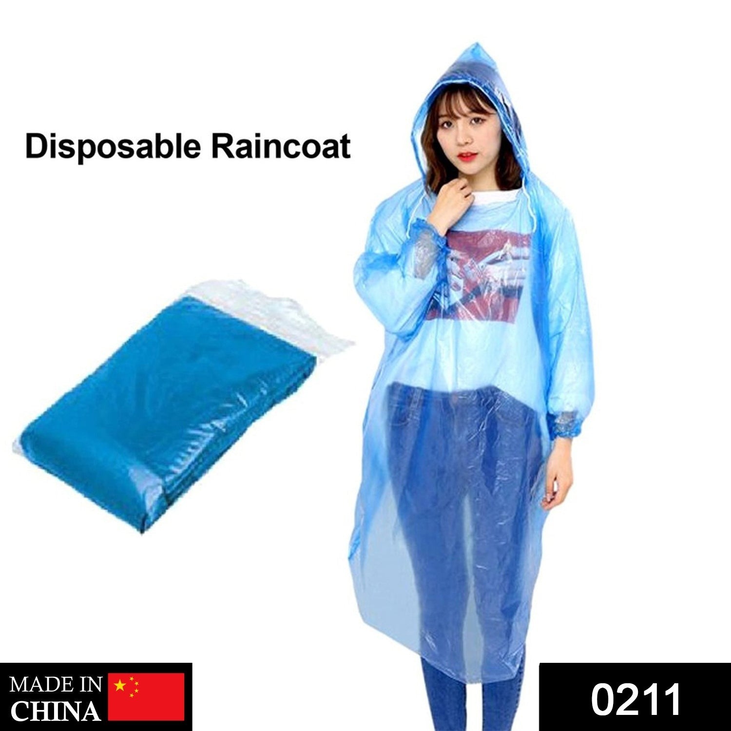 Disposable Easy to Carry Raincoat - Bhavnagar Deodap