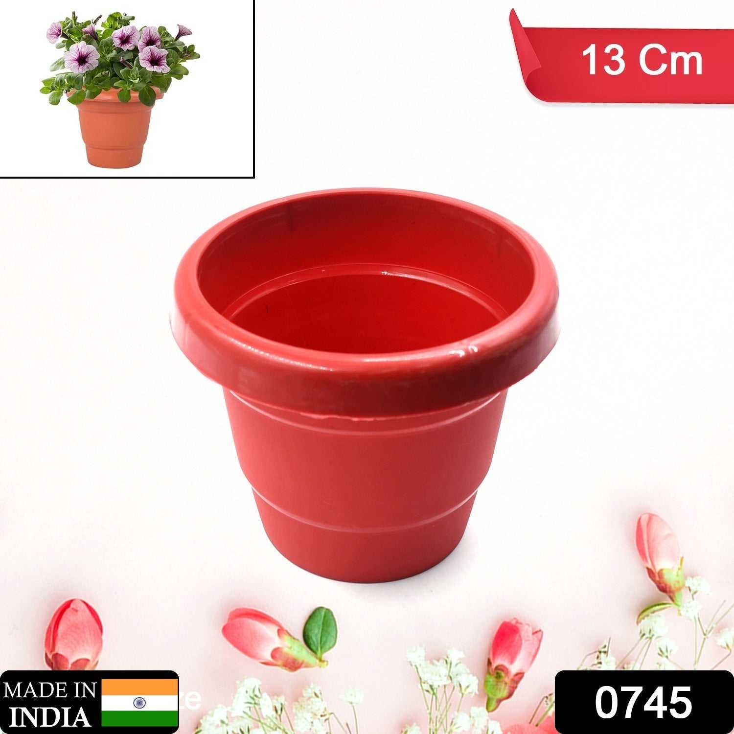 Outdoor Balcony Garden 13cm (pack of 1 pc) - Bhavnagar Deodap