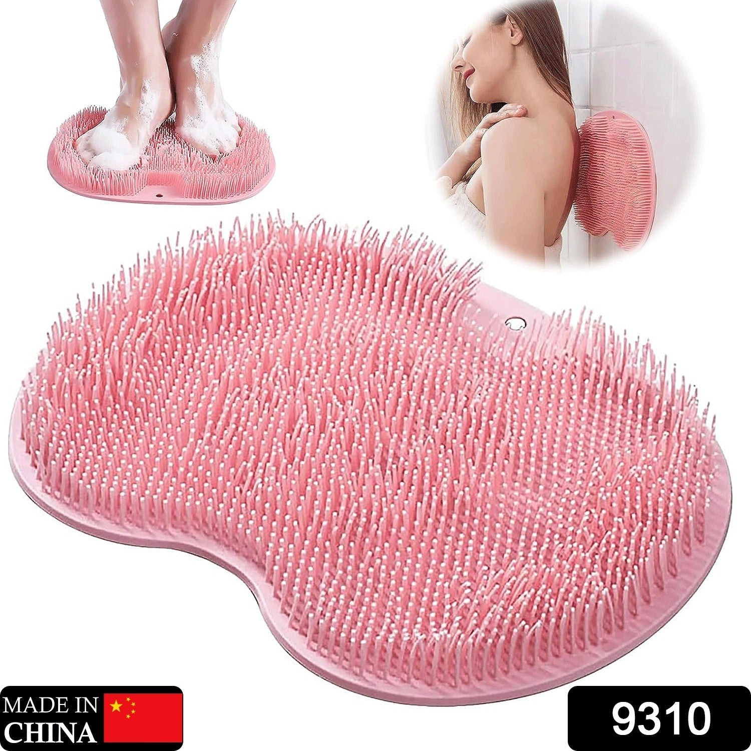 Silicone Bath Massage Cushion with Suction Cup, Shower Foot Scubber Brush Foot Bath Mat Scrubber, Anti-Slip Exfoliating Dead Skin Massage Pad Lazy Wash Feet Bathroom Mat - Bhavnagar Deodap