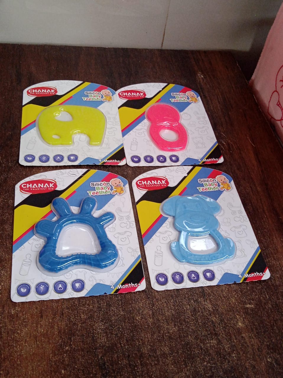 Silicone Baby Teether Pack of 1 (Mix Design & Color) - Bhavnagar Deodap