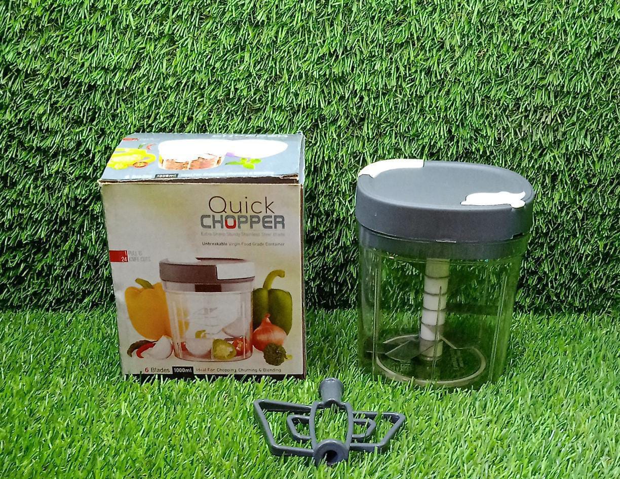 2 in 1 Handy Chopper and Slicer Used Widely for chopping and Slicing of Fruits, Vegetables, Cheese Etc. Including All Kitchen Purposes. - Bhavnagar Deodap