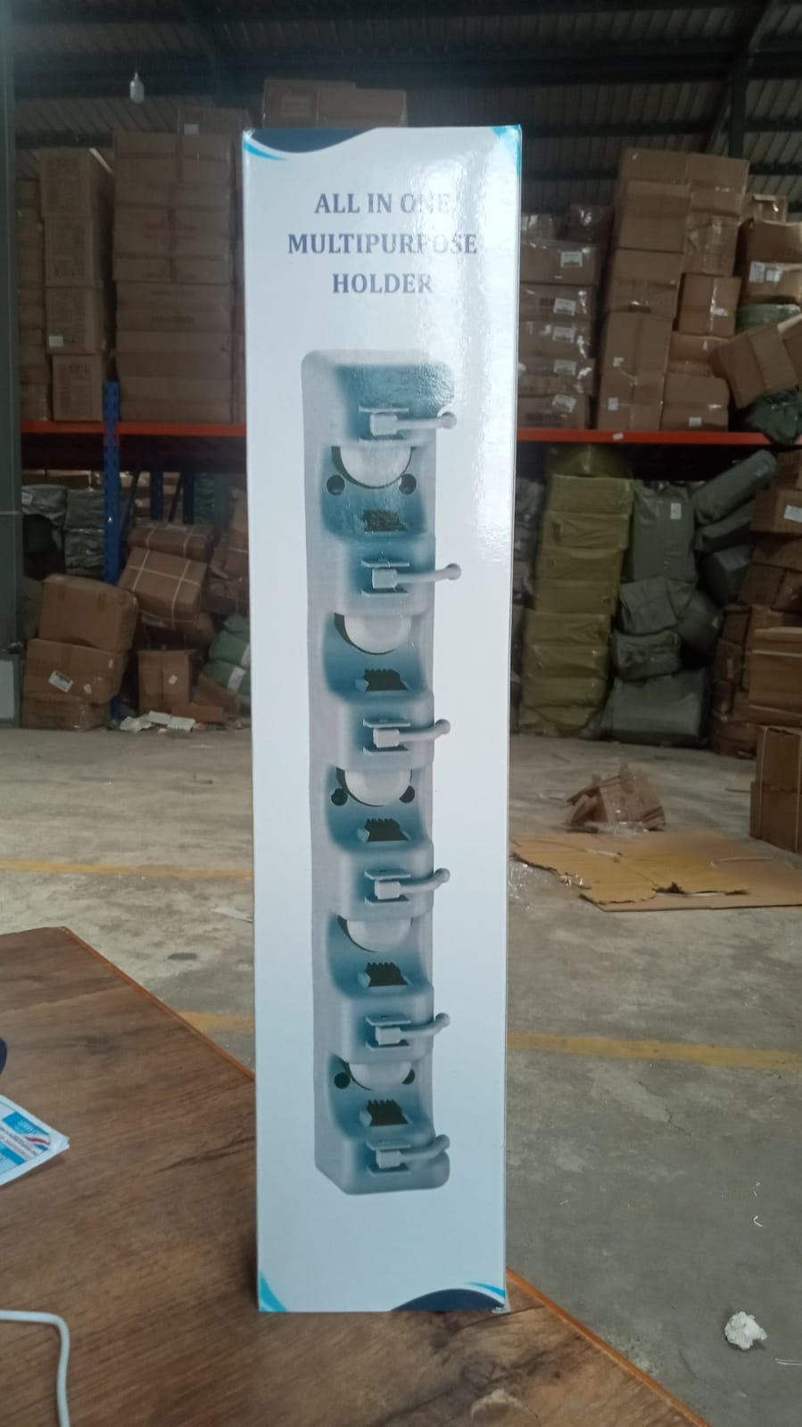 5-Layer Multipurpose Wall Mounted Organizer Mop And Broom Holder - Bhavnagar Deodap