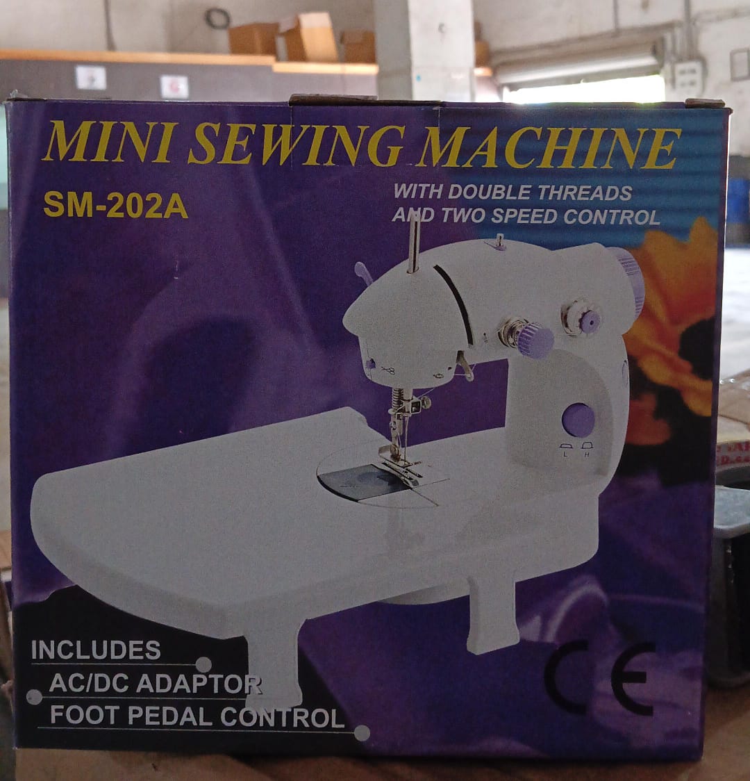 Home Tailoring Sewing Machine With Extension Table Set, Foot Pedal, Adapter Mini Electric Silai Machine, Portable Stitching Machine/Tailoring Machine - Bhavnagar Deodap