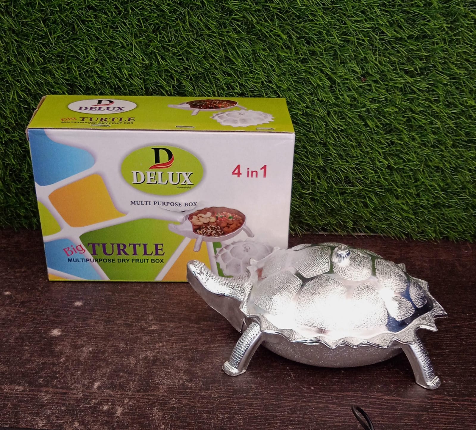 Multipurpose Tortoise Shape Dry Fruit /  Gift Box - Bhavnagar Deodap