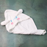 Soft Microfiber Cartoon Design Hair Drying Towel Wrap with Button Closure (1 Pc)