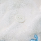 Soft Microfiber Cartoon Design Hair Drying Towel Wrap with Button Closure (1 Pc)