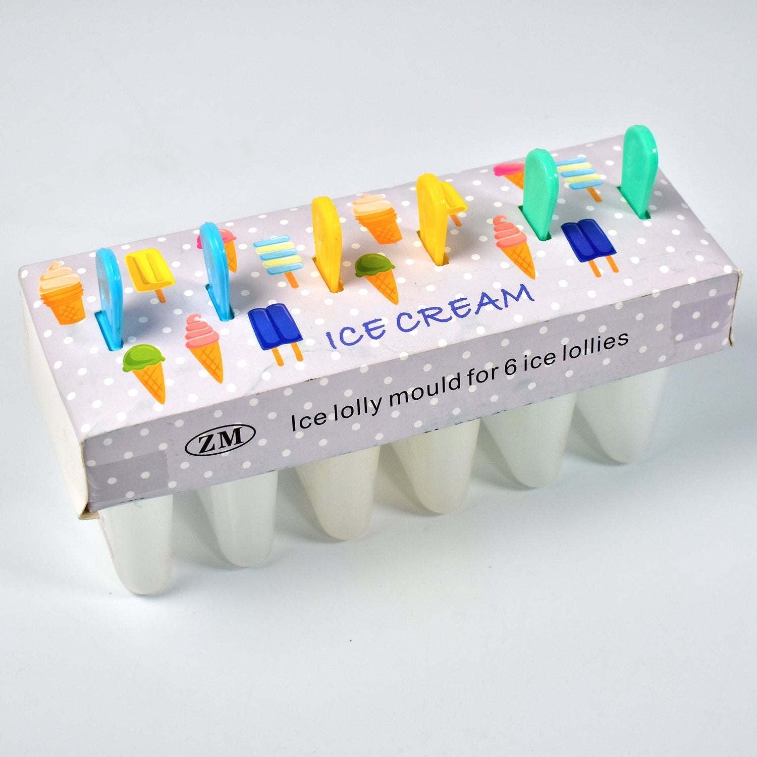 Ice Candy Maker Upgrade Popsicle Molds Sets 6 Ice Pop Makers Reusable Ice Lolly Cream Mold Home-Made Popsicles Mould with Stick - Bhavnagar Deodap