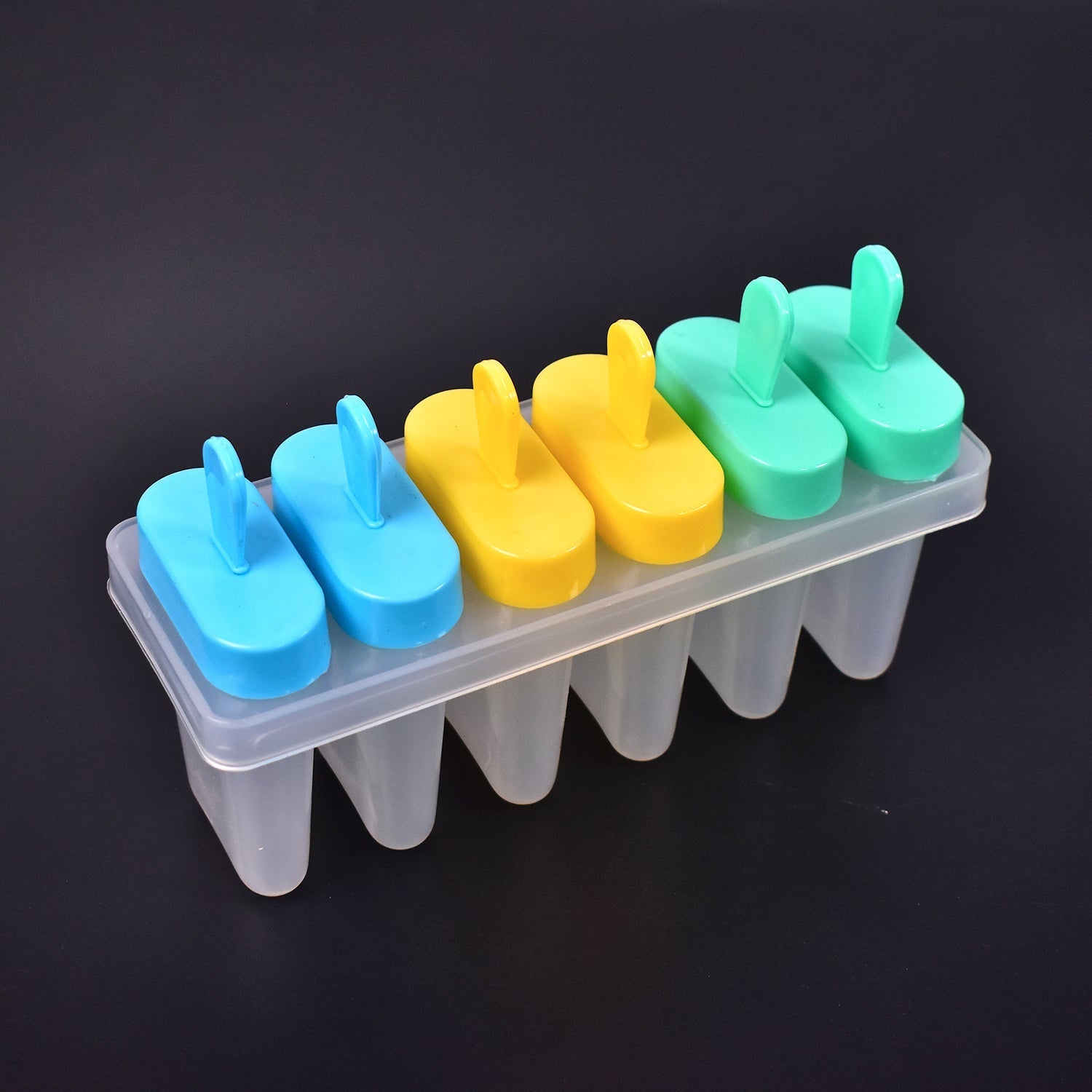 Ice Candy Maker Upgrade Popsicle Molds Sets 6 Ice Pop Makers Reusable Ice Lolly Cream Mold Home-Made Popsicles Mould with Stick - Bhavnagar Deodap