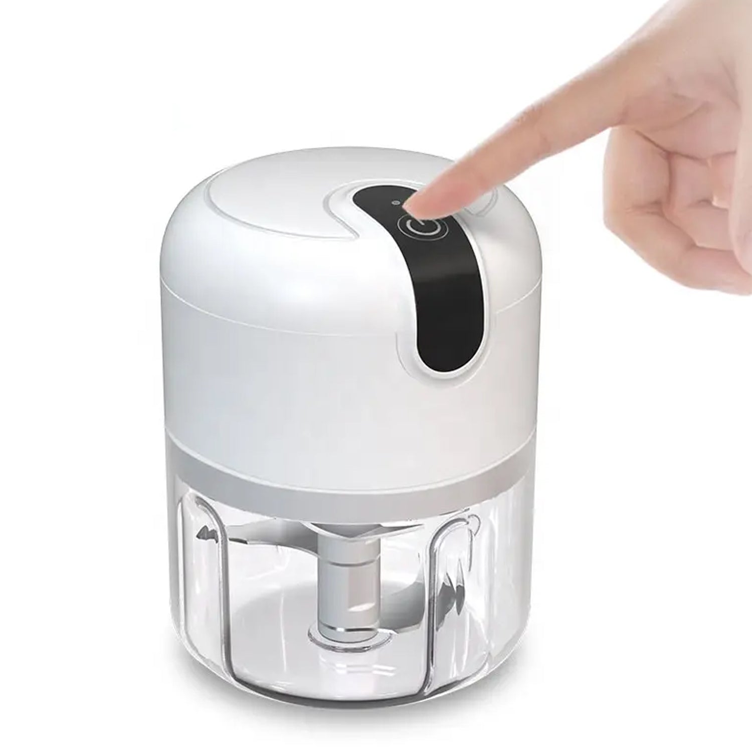 Wireless USB Rechargeable Mini Electric Garlic Machine / Chopper (250Ml) - Bhavnagar Deodap