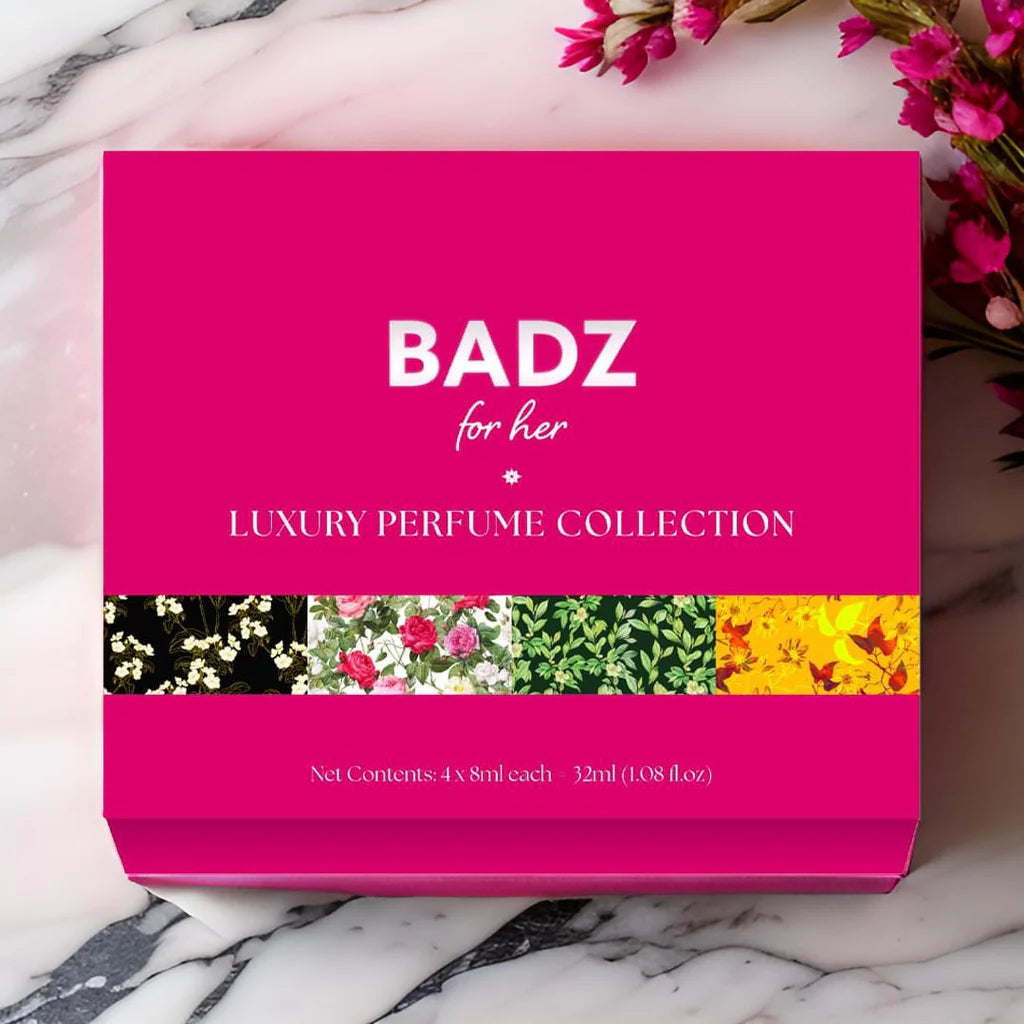 Badz For Her Combo Luxury Perfume Gift Set Perfume Pack Of 4 4x8 ml 32ml