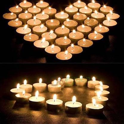 Festival Decorative - LED Tealight Candles (White, 24 Pcs) - Bhavnagar Deodap