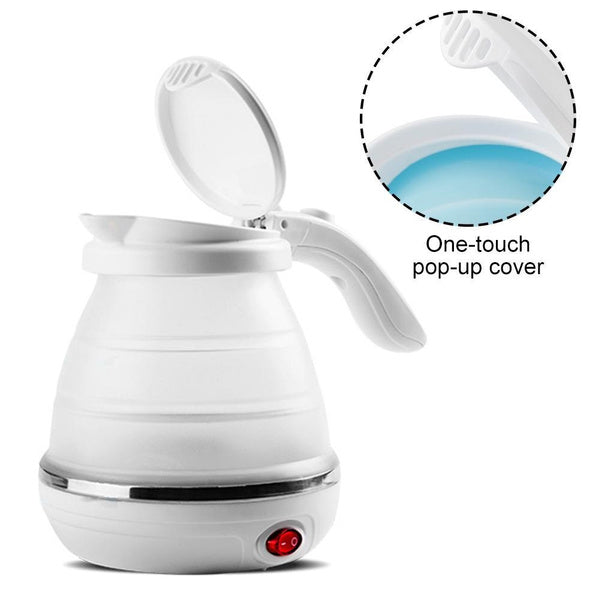 Silicone Foldable Collapsible Electric Water Kettle Camping Boiler - Bhavnagar Deodap